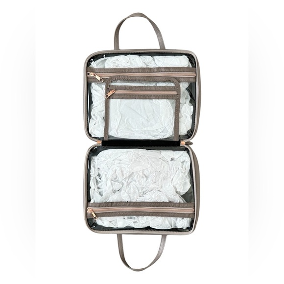 MS LOVELY Travel Set 2-Piece Large Duffle Weekender Bag & Toiletry Cosmetic Bag - Picture 5 of 7